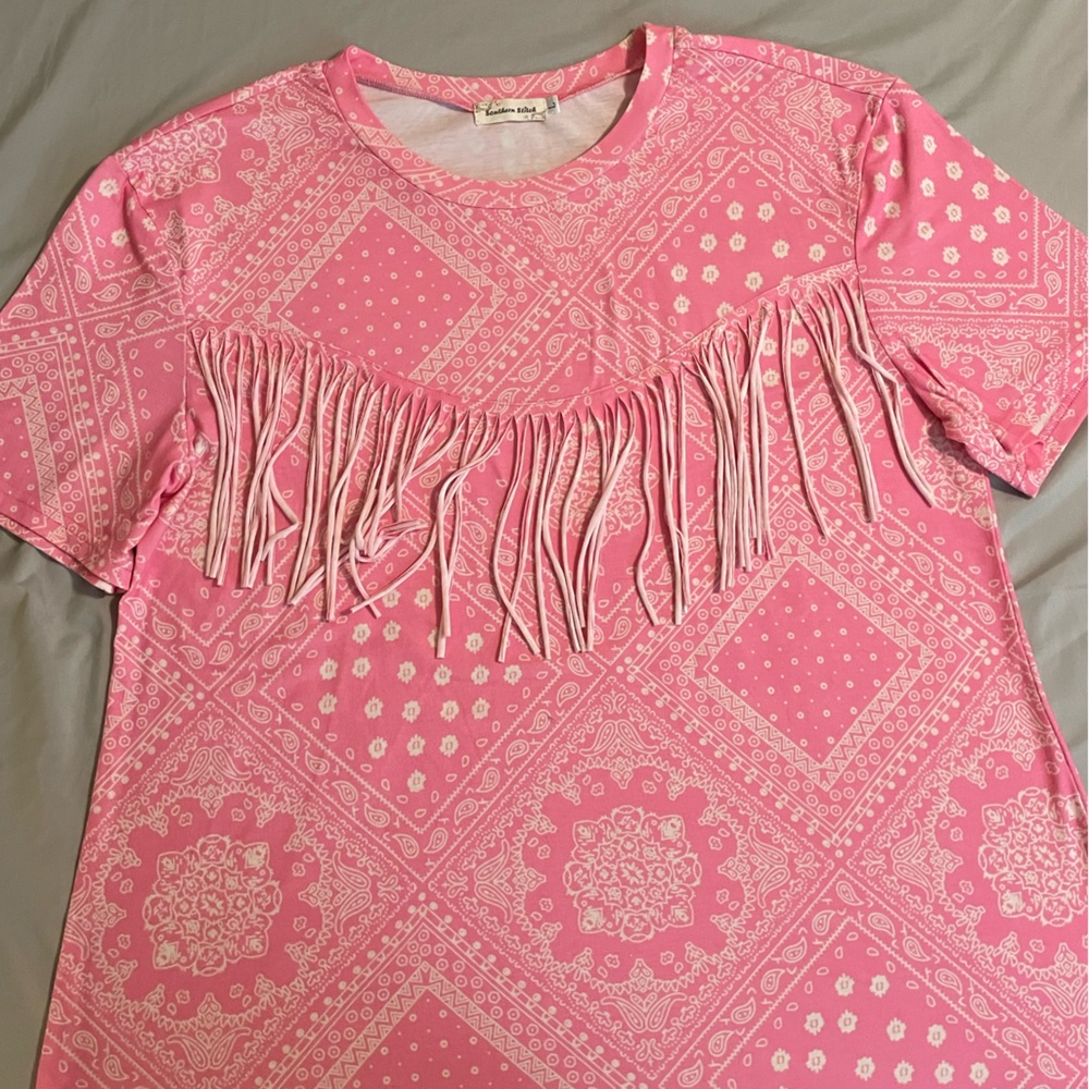 Lg FRINGE SHIRT